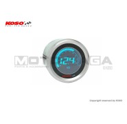 Koso 48mm Round LCD Gauge - Voltage