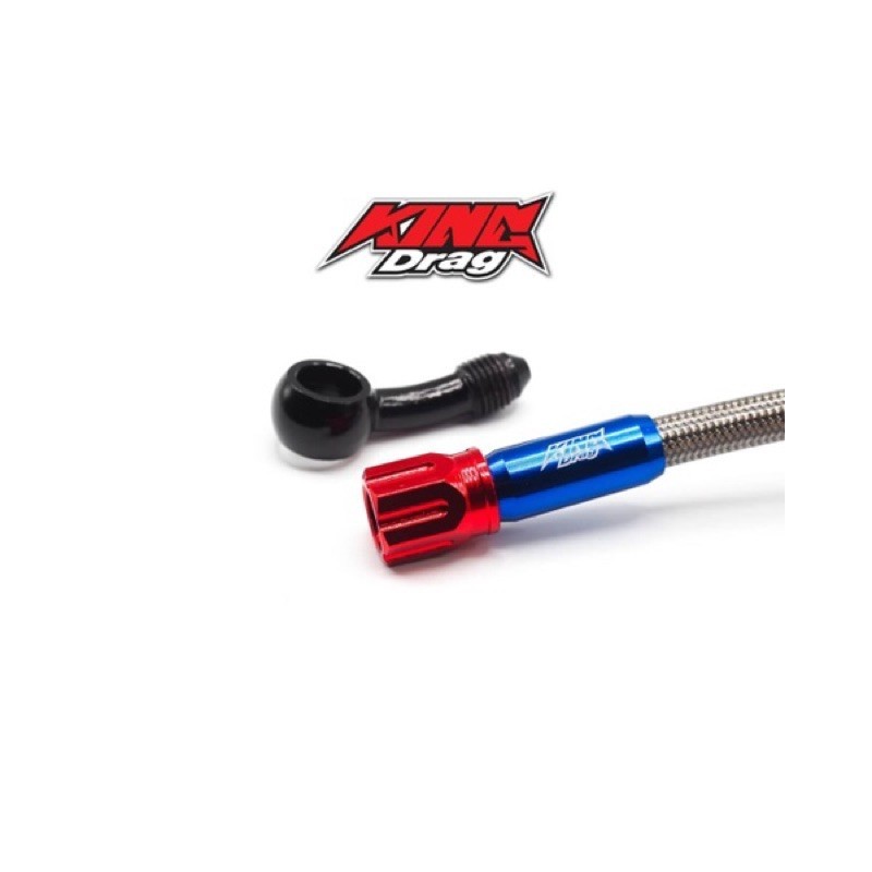 Yamaha YSR 50 / YSR80 Front Brake – Black Braided Steel Brake Hose, Brand New