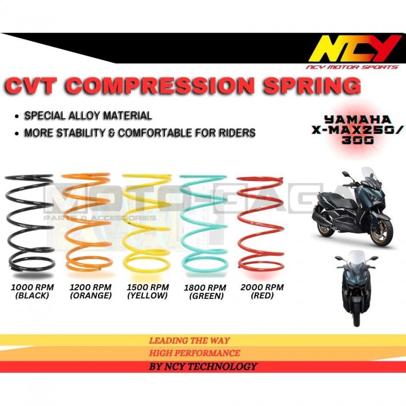 NCY Racing CVT Torque Spring Yamaha XMAX 250 300