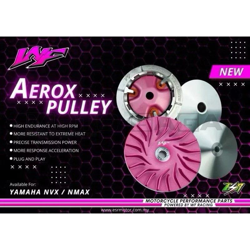 WF Racing Pulley+Variator Kit - Yamaha NVX/Aerox/NMAX