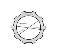 Faito Racing Clutch Plates - Yamaha Yamaha R15 (V1/V2)/ Fz150i Vixion